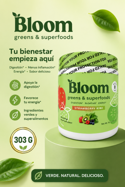 BLOOM NUTRITION GREENS SUPERFOODS POWDER