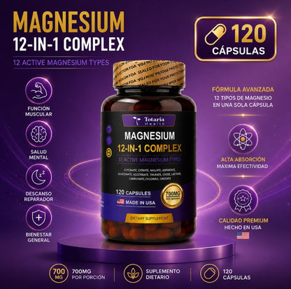 MAGNESIUM 12 IN 1 COMPLEX 120cáps